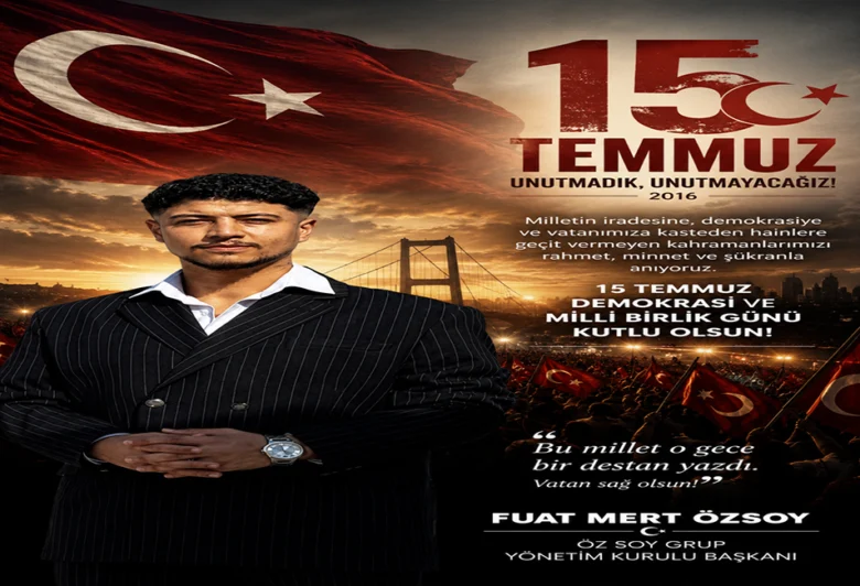 Genç İş İnsanı Özsoy'dan 15 Temmuz Demokrasi ve Millî Birlik Günü Mesajı - Kırıkkale Haber, Son Dakika Kırıkkale Haberleri Genç İş İnsanı Özsoy'dan 15 Temmuz Demokrasi ve Millî Birlik Günü Mesajı - Kırıkkale Haber, Son Dakika Kırıkkale Haberleri