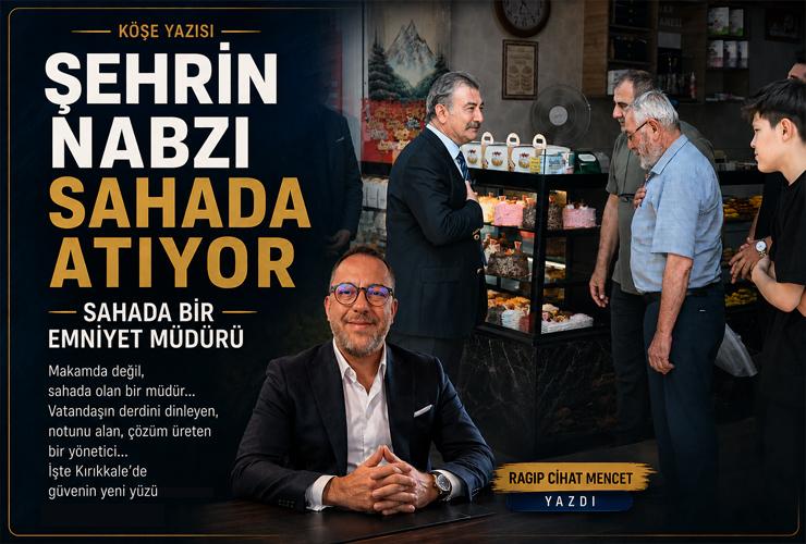 Şehrin Nabzı Sahada Atıyor,Sahada Bir Emniyet Müdürü