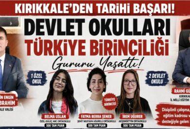 Devlet Okulları Kırıkkale’ye Çifte Türkiye Birinciliği Gururu Yaşattı - Kırıkkale Haber, Son Dakika Kırıkkale Haberleri