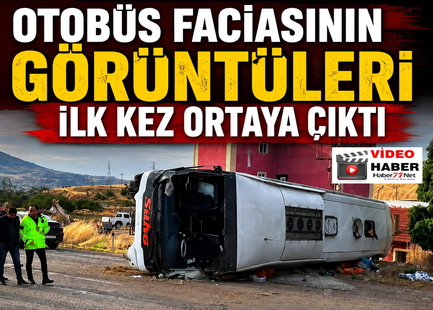 Karakeçili’deki Otobüs Kazasının Görüntüleri (Video-Haber)