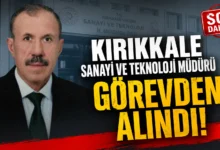 Sanayi ve Teknoloji Müdürü Görevden Alındı - Kırıkkale Haber, Son Dakika Kırıkkale Haberleri Sanayi ve Teknoloji Müdürü Görevden Alındı - Kırıkkale Haber, Son Dakika Kırıkkale Haberleri