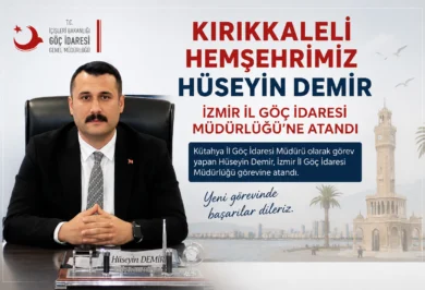 Kırıkkaleli Hemşehrimiz Hüseyin Demir, İzmir İl Göç İdaresi Müdürü Oldu - Kırıkkale Haber, Son Dakika Kırıkkale Haberleri Kırıkkaleli Hemşehrimiz Hüseyin Demir, İzmir İl Göç İdaresi Müdürü Oldu - Kırıkkale Haber, Son Dakika Kırıkkale Haberleri