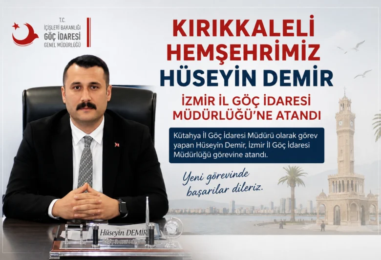 Kırıkkaleli Hemşehrimiz Hüseyin Demir, İzmir İl Göç İdaresi Müdürü Oldu - Kırıkkale Haber, Son Dakika Kırıkkale Haberleri Kırıkkaleli Hemşehrimiz Hüseyin Demir, İzmir İl Göç İdaresi Müdürü Oldu - Kırıkkale Haber, Son Dakika Kırıkkale Haberleri