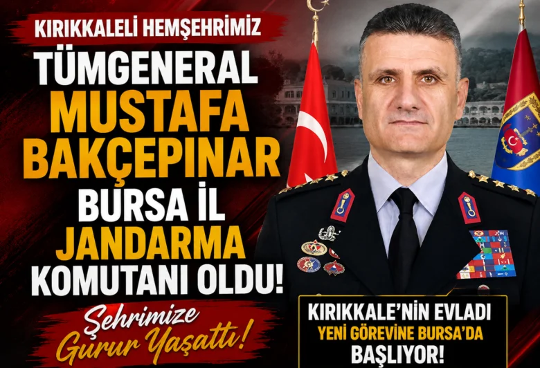 Bursa'da 2. Kırıkkaleli Paşa: Tümgeneral Bakçepınar Atandı - Kırıkkale Haber, Son Dakika Kırıkkale Haberleri Bursa'da 2. Kırıkkaleli Paşa: Tümgeneral Bakçepınar Atandı - Kırıkkale Haber, Son Dakika Kırıkkale Haberleri