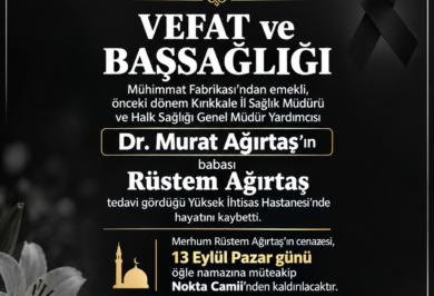 Doktor Murat Ağırtaş’ın Acı Günü,Rüstem Ağırtaş Vefat Etti - Kırıkkale Haber, Son Dakika Kırıkkale Haberleri Doktor Murat Ağırtaş’ın Acı Günü,Rüstem Ağırtaş Vefat Etti - Kırıkkale Haber, Son Dakika Kırıkkale Haberleri