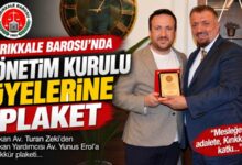 Baro’dan Yönetim Kurulu Üyelerine Plaket - Kırıkkale Haber, Son Dakika Kırıkkale Haberleri