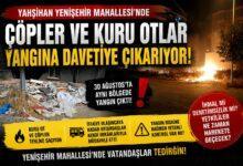 Yahşihan Yenişehir Mahallesinde Çöpler Ve Kurumuş Otlar Tehlike Saçıyor - Kırıkkale Haber, Son Dakika Kırıkkale Haberleri