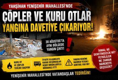 Yahşihan Yenişehir Mahallesinde Çöpler Ve Kurumuş Otlar Tehlike Saçıyor - Kırıkkale Haber, Son Dakika Kırıkkale Haberleri