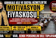 Kırıkkale Aile VE Sosyal Hizmetler'de İl Müdürü Kazelin Motivasyon Fiyaskosu ! - Kırıkkale Haber, Son Dakika Kırıkkale Haberleri