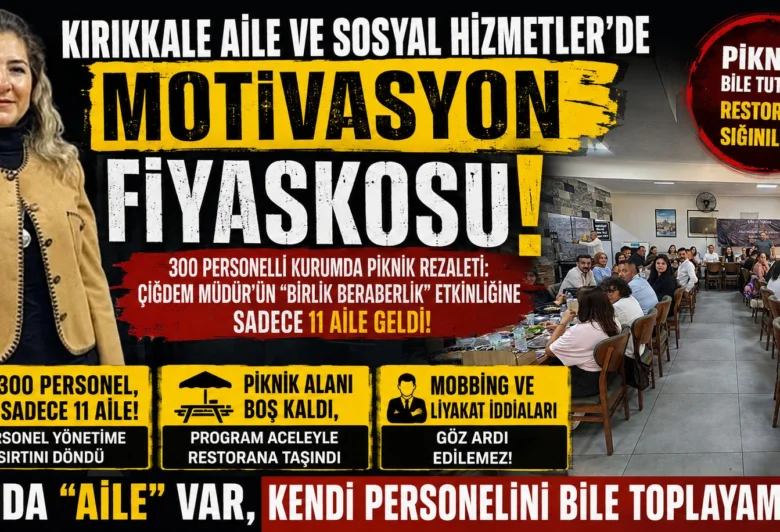 Kırıkkale Aile VE Sosyal Hizmetler'de İl Müdürü Kazelin Motivasyon Fiyaskosu ! - Kırıkkale Haber, Son Dakika Kırıkkale Haberleri Kırıkkale Aile VE Sosyal Hizmetler'de İl Müdürü Kazelin Motivasyon Fiyaskosu ! - Kırıkkale Haber, Son Dakika Kırıkkale Haberleri