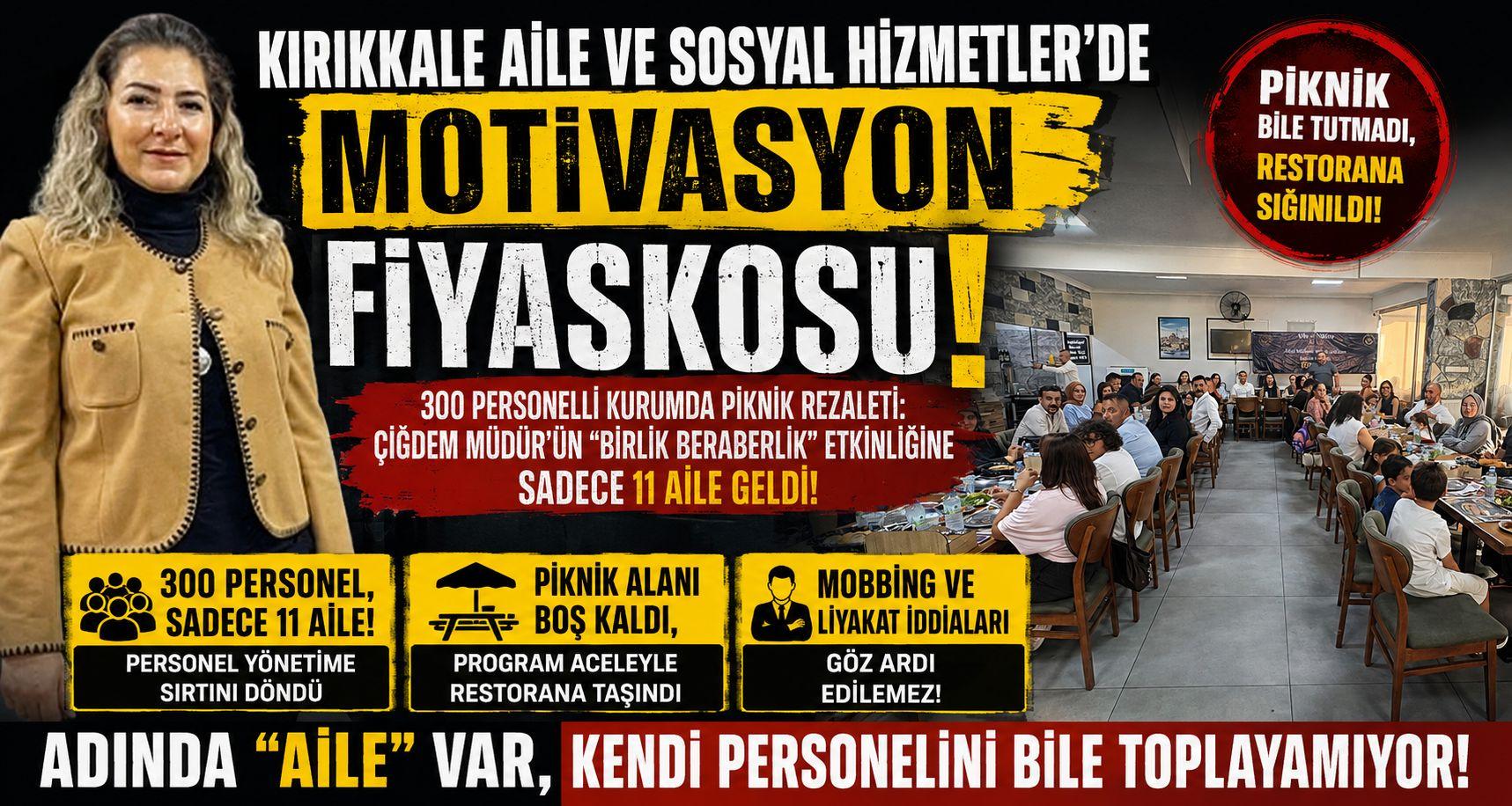 Kırıkkale Aile VE Sosyal Hizmetler'de İl Müdürü Kazelin Motivasyon Fiyaskosu ! - Kırıkkale Haber, Son Dakika Kırıkkale Haberleri