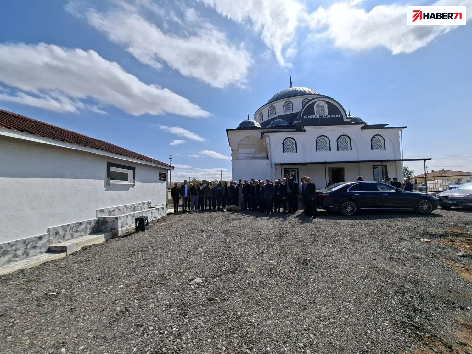 Habere ilişkin paylaşılan görüntüler Ömerli’de Enes Camii ve abdesthane