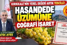KIRIKKALE’NİN HASANDEDE ÜZÜMÜ TESCİLLENDİ - Kırıkkale Haber, Son Dakika Kırıkkale Haberleri KIRIKKALE’NİN HASANDEDE ÜZÜMÜ TESCİLLENDİ - Kırıkkale Haber, Son Dakika Kırıkkale Haberleri