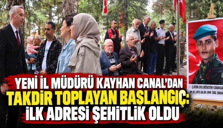 KIRIKKAL'DE YENİ İL MÜDÜRÜ KAYHAN CANAL GÖREVE ŞEHİTLİK ZİYARETİ İLE BAŞLADI - Kırıkkale Haber, Son Dakika Kırıkkale Haberleri KIRIKKAL'DE YENİ İL MÜDÜRÜ KAYHAN CANAL GÖREVE ŞEHİTLİK ZİYARETİ İLE BAŞLADI - Kırıkkale Haber, Son Dakika Kırıkkale Haberleri