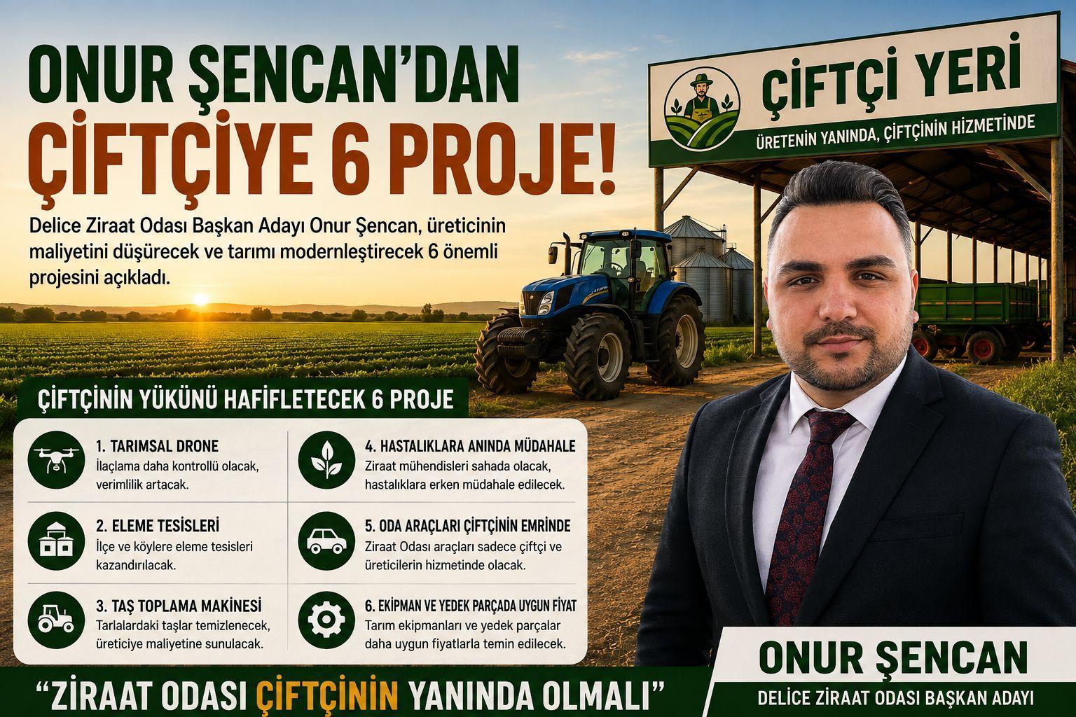 Onur Şencan'dan Altı Proje - Kırıkkale Haber, Son Dakika Kırıkkale Haberleri