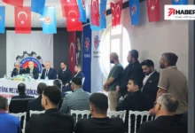 Türk Metal Kırıkkale Şubesi 6. Olağan Genel Kurulu Türk Metal Kırıkkale Şubesi’nin 6. Olağan Genel Kurulu’nda divan heyeti.