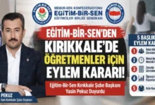 Eğitim-Bir-Sen’den Kırıkkale’de Öğretmenler İçin Eylem Kararı! - Kırıkkale Haber, Son Dakika Kırıkkale Haberleri Eğitim-Bir-Sen’den Kırıkkale’de Öğretmenler İçin Eylem Kararı! - Kırıkkale Haber, Son Dakika Kırıkkale Haberleri