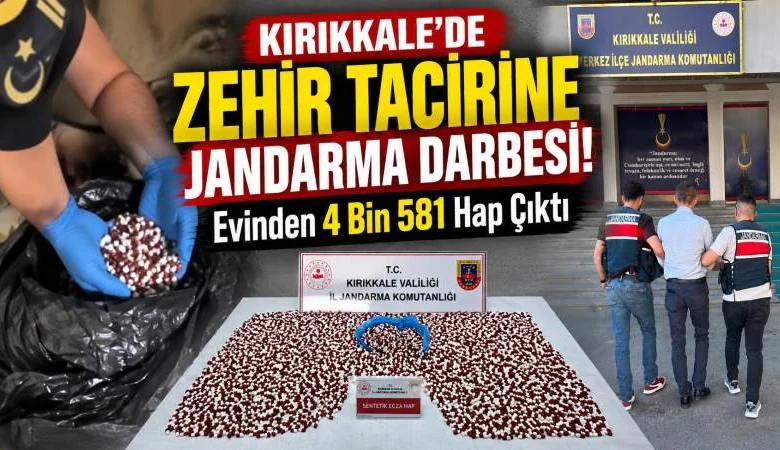 Jandarma Darbesi! Evinden 4 Bin 581 Hap Çıktı - Kırıkkale Haber, Son Dakika Kırıkkale Haberleri Jandarma Darbesi! Evinden 4 Bin 581 Hap Çıktı - Kırıkkale Haber, Son Dakika Kırıkkale Haberleri