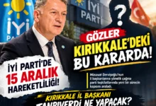 İYİ PARTİDE KRİTİK GÜNLER TANIRIVERDİ İSTİFA Mİ EDİYOR - Kırıkkale Haber, Son Dakika Kırıkkale Haberleri