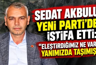 SEDAT AKBULUT YENİ PARTİ’DEN İSTİFA ETTİ: “ELEŞTİRDİĞİMİZ NE VARSA YANIMIZDA TAŞIMIŞIZ” - Kırıkkale Haber, Son Dakika Kırıkkale Haberleri SEDAT AKBULUT YENİ PARTİ’DEN İSTİFA ETTİ: “ELEŞTİRDİĞİMİZ NE VARSA YANIMIZDA TAŞIMIŞIZ” - Kırıkkale Haber, Son Dakika Kırıkkale Haberleri