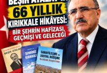 Beşir Atalay’ın portresi, kitapları ve 66 yıllık Kırıkkale hikâyesini anlatan haber kapağı