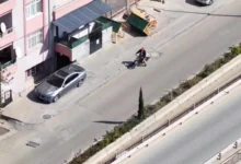 Kırıkkale Ahıllı Kavşağı’ndaki motosiklet denetiminin drone görüntüsünden bir kare Kırıkkale Ahıllı Kavşağı’ndaki motosiklet denetiminin drone görüntüsünden bir kare