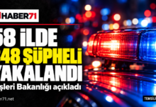 İçişleri Bakanlığı: 58 ildeki operasyonlarda 348 şüpheli yakalandı İçişleri Bakanlığı: 58 ildeki operasyonlarda 348 şüpheli yakalandı — Haber71 haber kapağı.