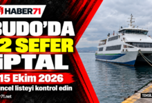 BUDO’da 15 Ekim için 12 sefer iptali: Güncel listeyi kontrol edin — Haber71 haber kapağı.