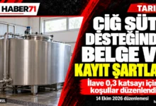 Çiğ süt desteğinde ilave 0,3 katsayı: Belge ve kayıt koşulları değişti Çiğ süt desteğinde ilave 0,3 katsayı: Belge ve kayıt koşulları değişti — Haber71 haber kapağı.