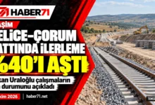Delice–Çorum hızlı tren hattında ilerleme yüzde 40’ı aştı Delice–Çorum hızlı tren hattında ilerleme yüzde 40’ı aştı — Haber71 haber kapağı.