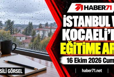 İstanbul ve Kocaeli’de 16 Ekim Cuma günü de eğitime ara İstanbul ve Kocaeli’de 16 Ekim Cuma günü de eğitime ara — Haber71 haber kapağı.