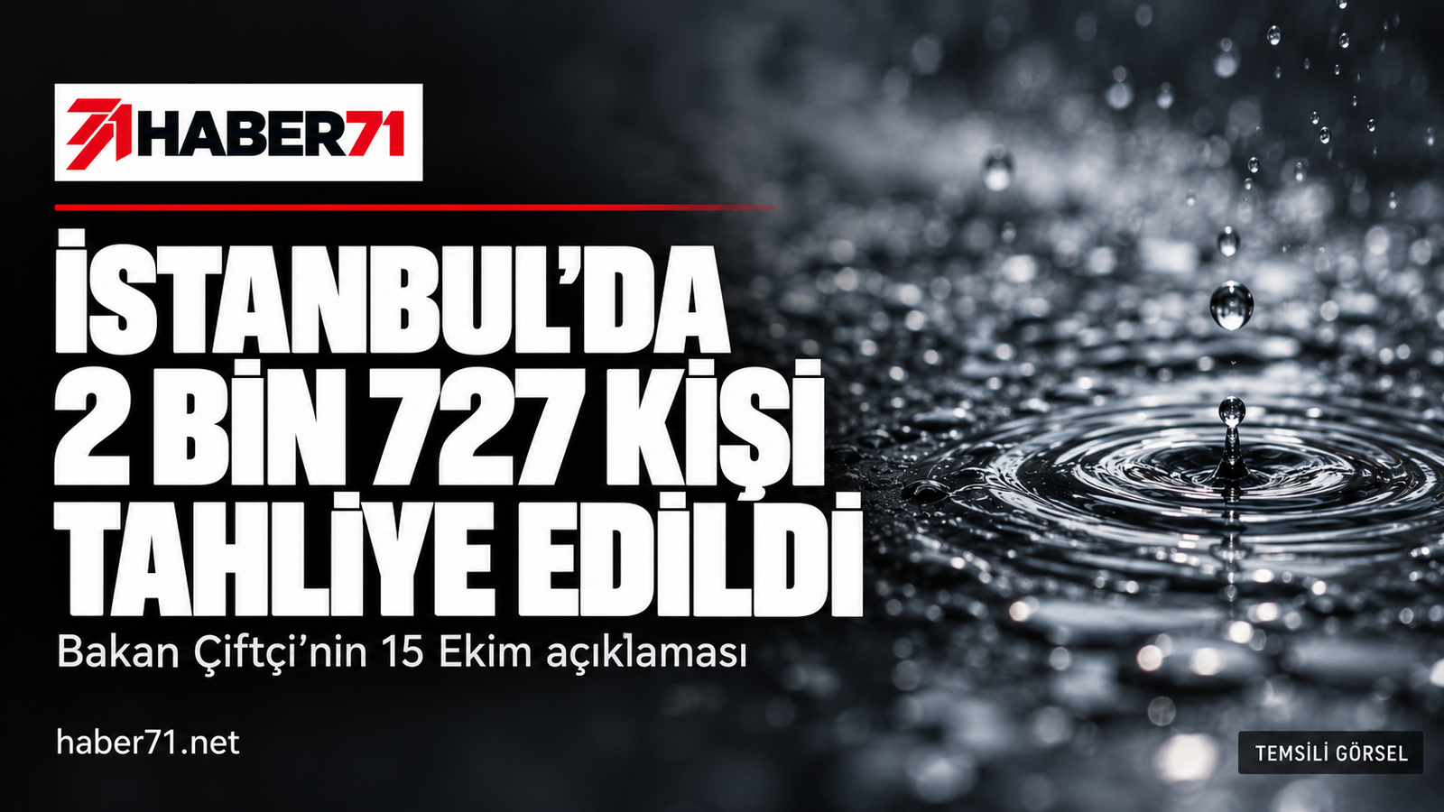 Bakan Çiftçi: İstanbul?da 2 bin 727 kişi tahliye edildi