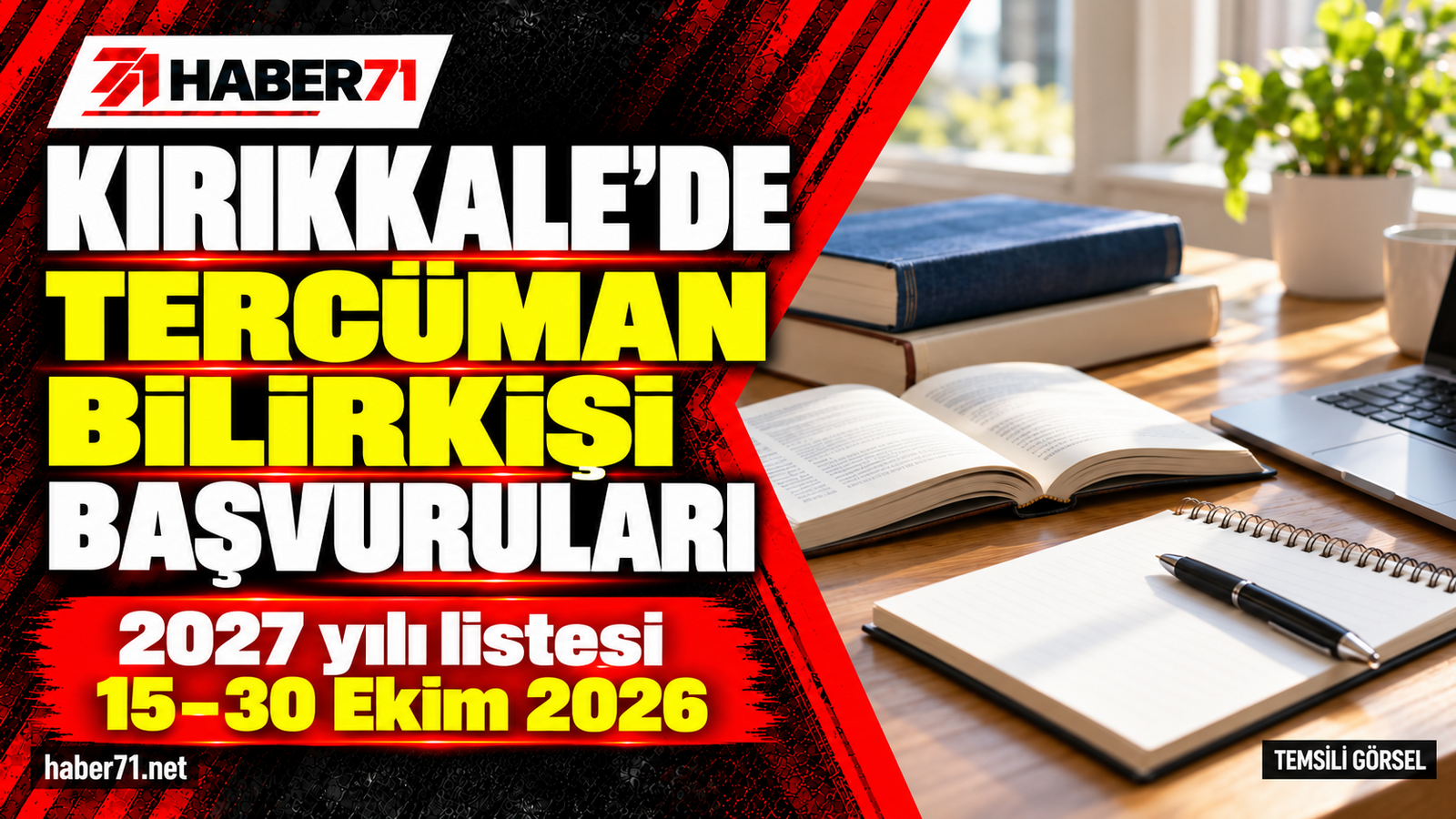 Kırıkkale?de 2027 tercüman bilirkişi listesi için başvurular başladı