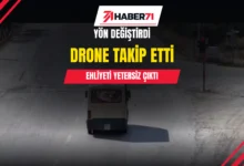 Kırmızı ışıkta geçti, yön değiştirdi: Minibüsü drone takip etti Haber71: Yön değiştiren minibüsü drone takip etti, sürücünün ehliyeti yetersiz çıktı