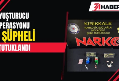 Kırıkkale’de uyuşturucu operasyonu: 1 şüpheli tutuklandı | Haber71 kapak Kırıkkale’de uyuşturucu operasyonu: 1 şüpheli tutuklandı – Haber71 haber kapağı