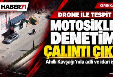 Haber71 kapak — Kırıkkale’de denetimden kaçan motosiklet çalıntı çıktı Haber71: Ahıllı Kavşağı’nda motosiklet denetimi, çalıntı araç tespiti ve adli-idari işlem. Temsili görsel.