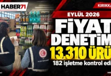 Haber71 kapak — Kırıkkale’de fiyat denetimi: 13.310 ürün kontrol edildi Haber71: Eylül 2026’da 182 işletmede 13.310 ürün kontrol edildi. Temsili görsel.