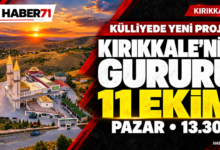 Kırıkkale’nin gururu: Külliyede 11 Ekim açılış programı | Haber71 Kırıkkale İslami Değerler Külliyesi’nin 11 Ekim Pazar saat 13.30 açılış programı için hazırlanan Haber71 temsili haber kapağı