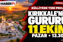 Kırıkkale’nin gururu: Külliyede 11 Ekim açılış programı | Haber71 Kırıkkale İslami Değerler Külliyesi’nin 11 Ekim Pazar saat 13.30 açılış programı için hazırlanan Haber71 temsili haber kapağı