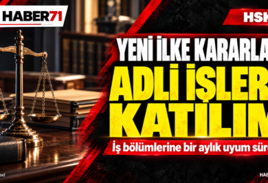 HSK’nin başsavcı ve başsavcıvekillerinin adli işlere katılım kararları yürürlüğe girdi HSK’nin adli işlere katılım ilke kararları — Haber71 temsili adalet kapağı