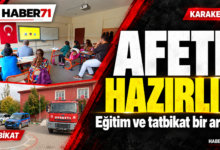 Karakeçili’de afet eğitimi ve tatbikatını konu alan Haber71 kapağı