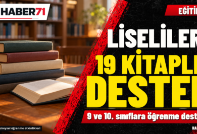 MEB’den lise öğrencilerine 19 kitaplık bireysel öğrenme desteği Haber71 haber kapağı: MEB’den lise öğrencilerine 19 kitaplık bireysel öğrenme desteği