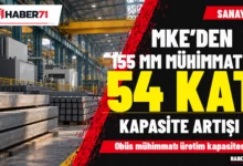 Kırıkkale Haber, Son Dakika Kırıkkale Haberleri MKE’den 155 mm obüs mühimmatında 54 kat kapasite artışı açıklaması
