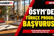Hazırlıkta başarısız olanlara Türkçe program başvurusu: Son tarih 2 Kasım Haber71 haber kapağı: Hazırlıkta başarısız olanlara Türkçe program başvurusu: Son tarih 2 Kasım