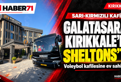 Galatasaray voleybol kafilesinin Kırıkkale’de Sheltons Otel’de ağırlanmasını konu alan temsilî Haber71 kapağı