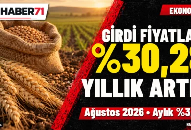Tarımsal girdi fiyatları ağustosta yıllık yüzde 30,28 arttı Tarımsal girdi fiyatları ağustosta yıllık yüzde 30,28 arttı