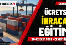 Ücretsiz ihracat eğitimi 20–22 Ekim’de: İlan edilen kayıt tarihi geçti Haber71 haber kapağı: Ücretsiz ihracat eğitimi 20–22 Ekim’de: İlan edilen kayıt tarihi geçti