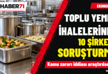Toplu yemek ihalelerinde 10 şirket hakkında soruşturma — Haber71 kapağı