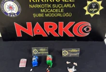 Kırıkkale narkotik operasyonunda ele geçirilen maddeler Kırıkkale narkotik operasyonunda ele geçirilen maddeler