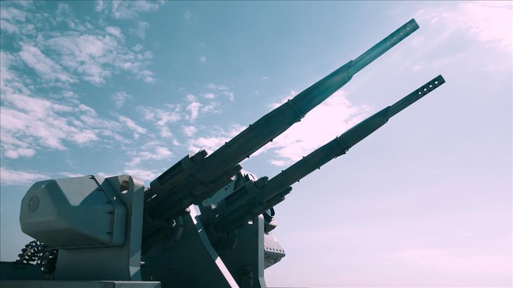 MKE’nin paylaştığı TOLGA sistem fotoğrafı. MKE TOLGA 20 mm çift silahlı revolver sistemi